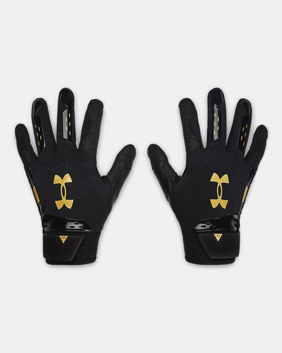 Boys' UA Harper Hustle 21 Batting Gloves, Black, pdpMainDesktop image number 0